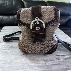 Coach Vintage Signature Small Backpack